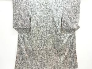 大正ロマン　紋錦紗花更紗模様着物